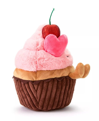 New Geoffrey's Toy Box Dessert Cupcake with Cherry Plush Toy - Kidsy