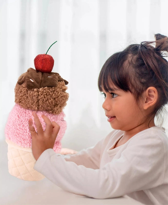 New Geoffrey's Toy Box Dessert Ice Cream Cone Plush Toy - Kidsy