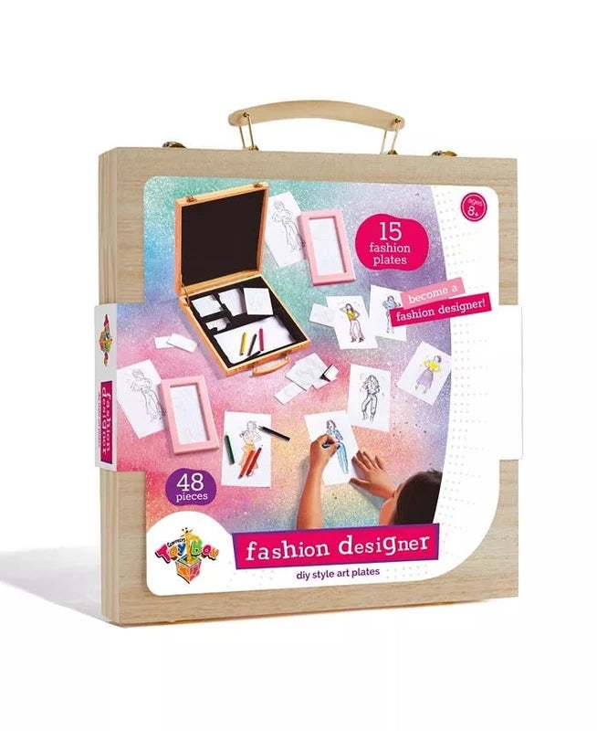 New Geoffrey’s Toy Box Fashion Designer Art Plates Set (48 Pieces) - Kidsy