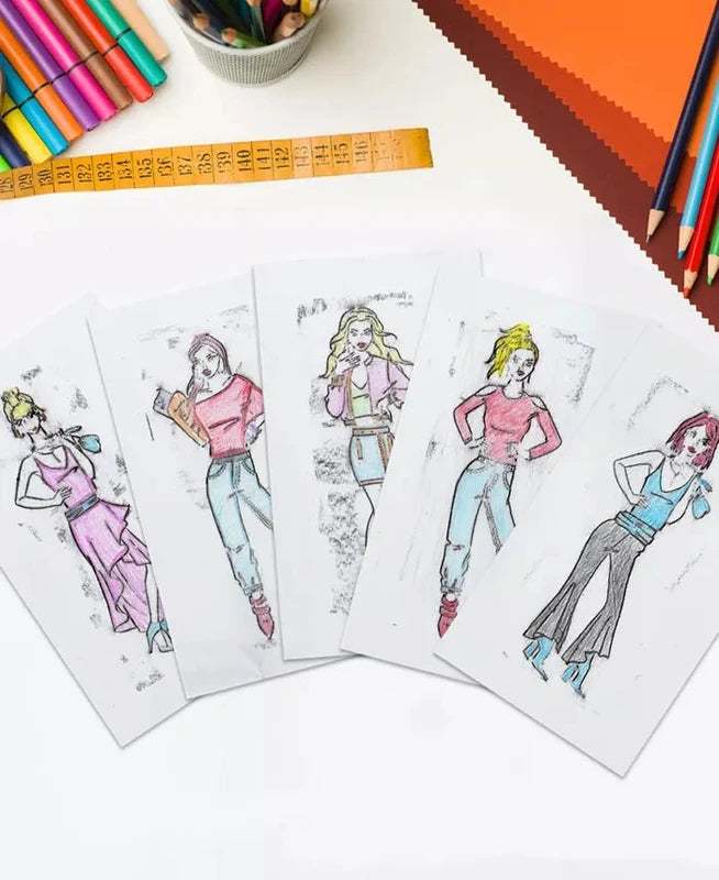 New Geoffrey’s Toy Box Fashion Designer Art Plates Set (48 Pieces) - Kidsy