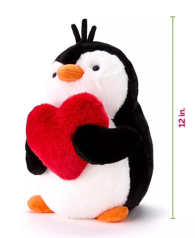 New Geoffrey's Toy Box Heart Penguin Plush Toy - Kidsy