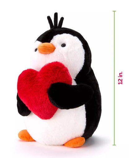 New Geoffrey's Toy Box Heart Penguin Plush Toy - Kidsy