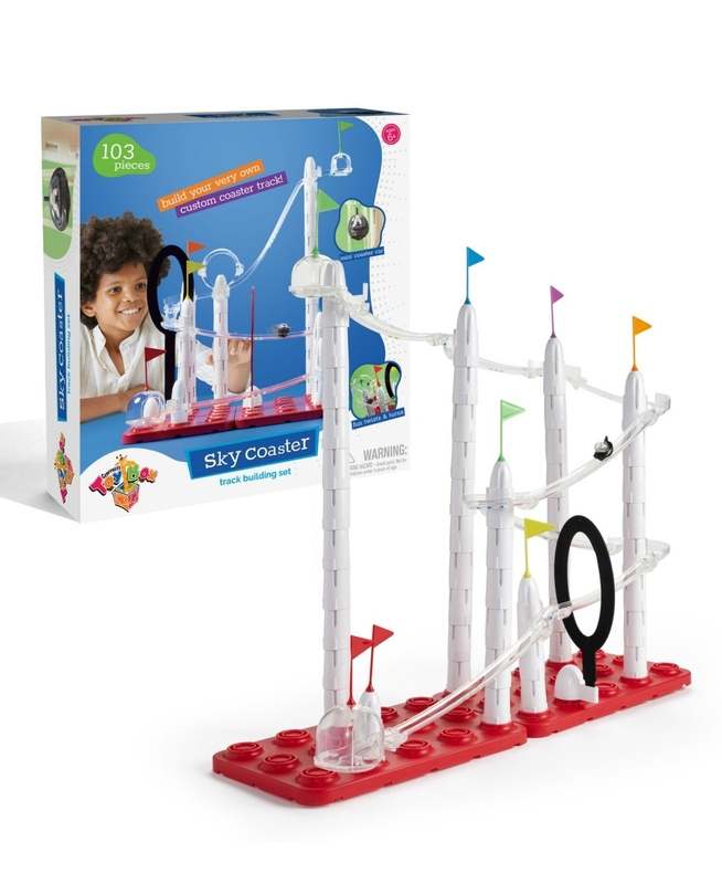 New Geoffrey's Toy Box Sky Coaster Track Building Set