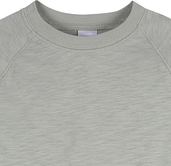 New Gerber Baby Boys' 3 - Pack Long Sleeve Shirts (Green, Blue & Oatmeal) - Kidsy