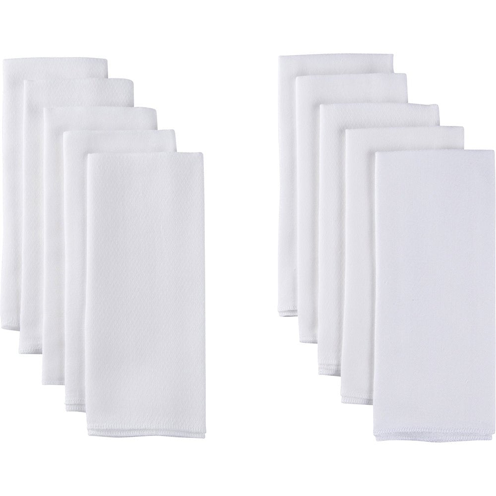 New Gerber White Flatfold Cloth Baby Diaper 10-Pack