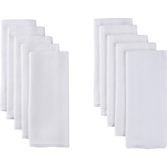 New Gerber White Flatfold Cloth Baby Diaper 10 - Pack - Kidsy