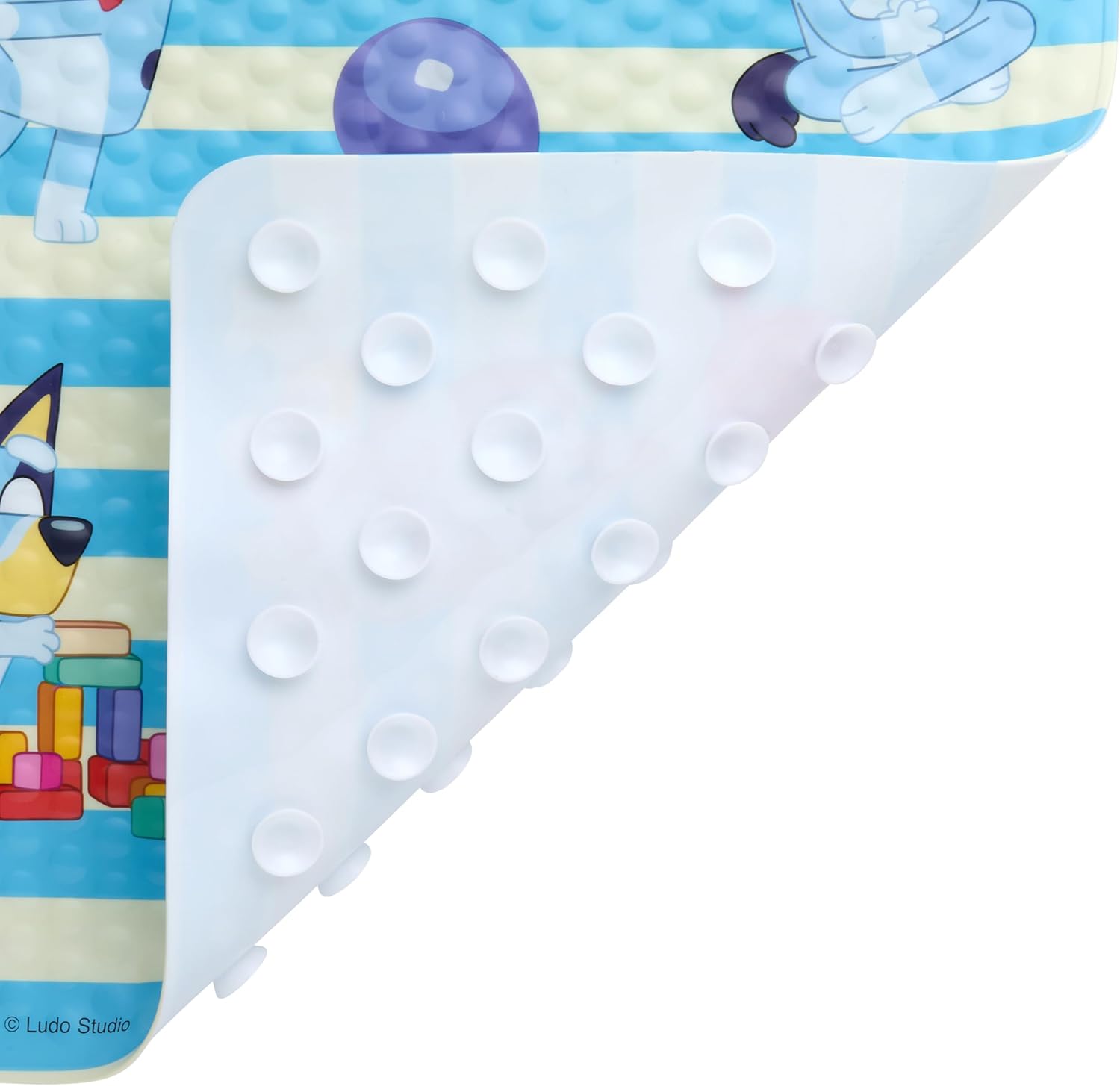 New Ginsey Bluey Bath Mat for Kids, Toddlers and Babies (15.5 by 22 Inch) - Kidsy