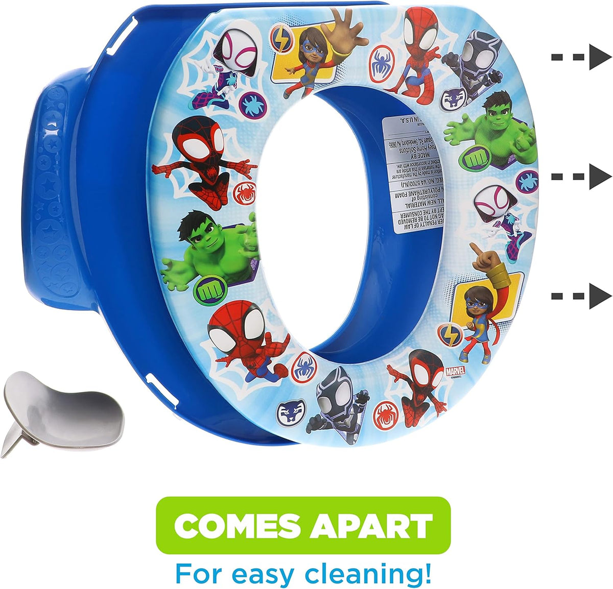 New Ginsey Spidey and His Amazing Friends Team Up 2-Piece Potty Training Set - Kidsy