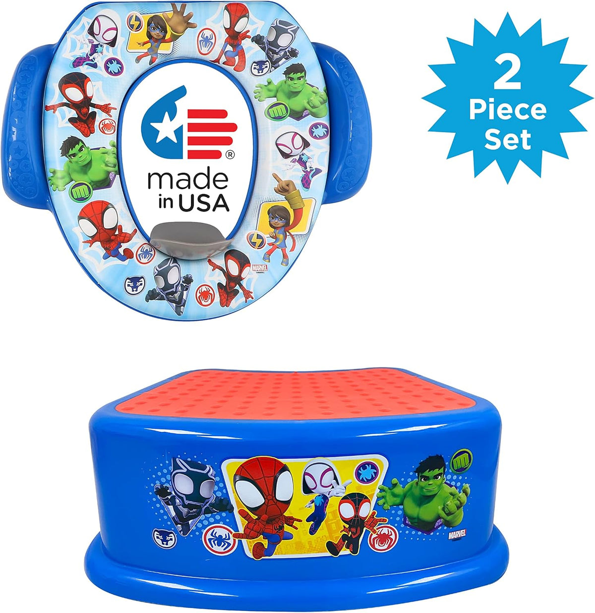 New Ginsey Spidey and His Amazing Friends Team Up 2-Piece Potty Training Set - Kidsy