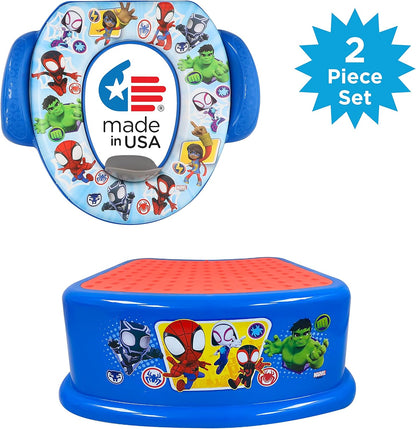 New Ginsey Spidey and His Amazing Friends Team Up 2-Piece Potty Training Set - Kidsy
