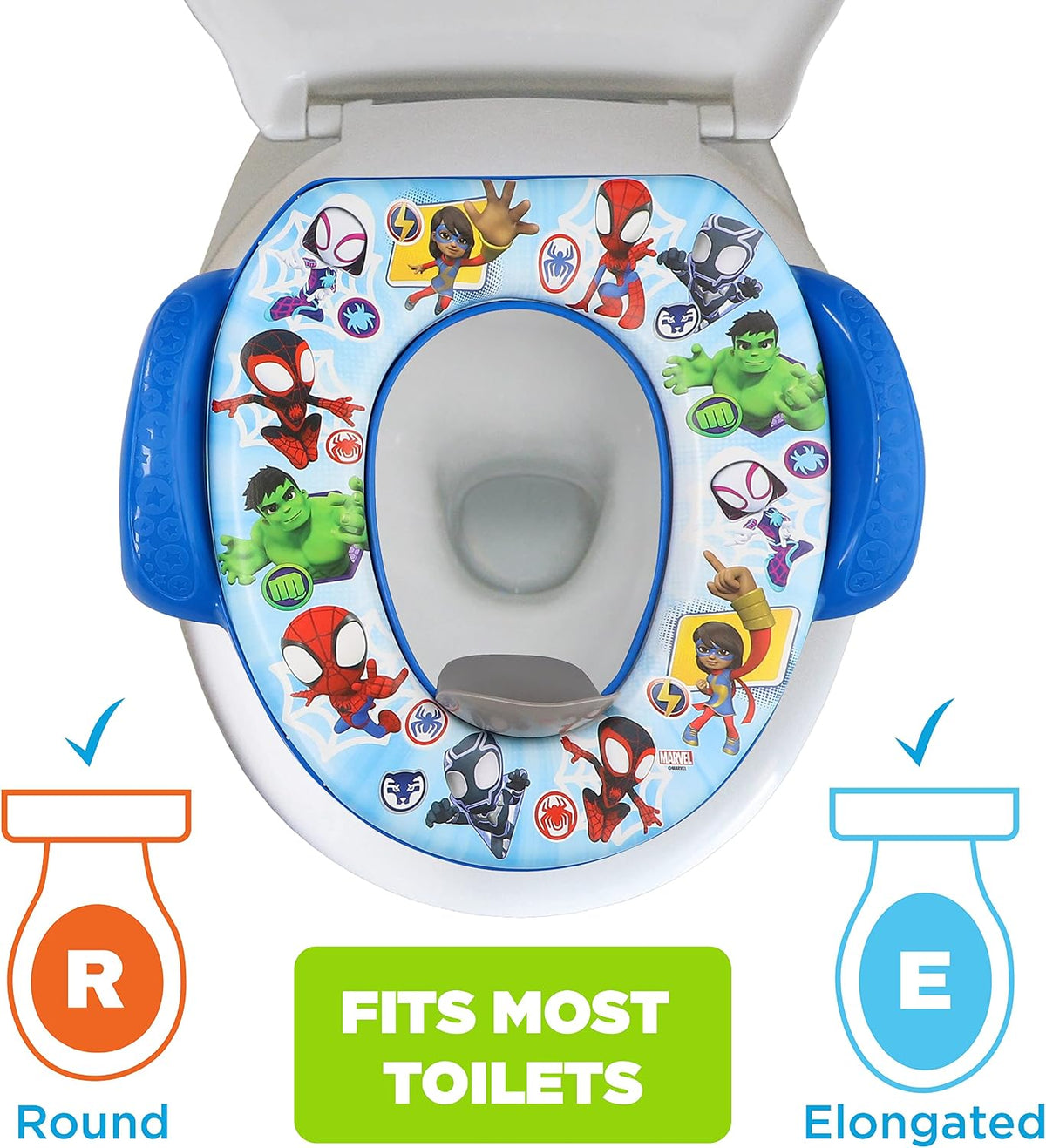 New Ginsey Spidey and His Amazing Friends Team Up 2-Piece Potty Training Set - Kidsy