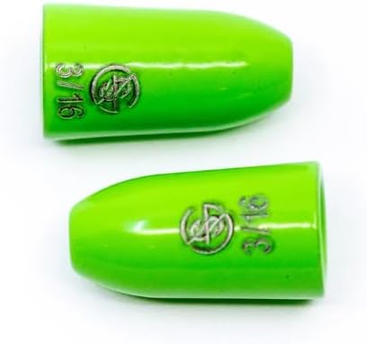 New Googan Squad Green Series Tungsten Worm Weigths, 3/16oz, GTW - 316 - GG - Kidsy