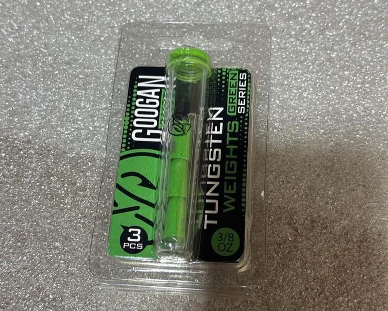 New Googan Squad Tungsten Worm Weights 3/8oz (Green) - Kidsy