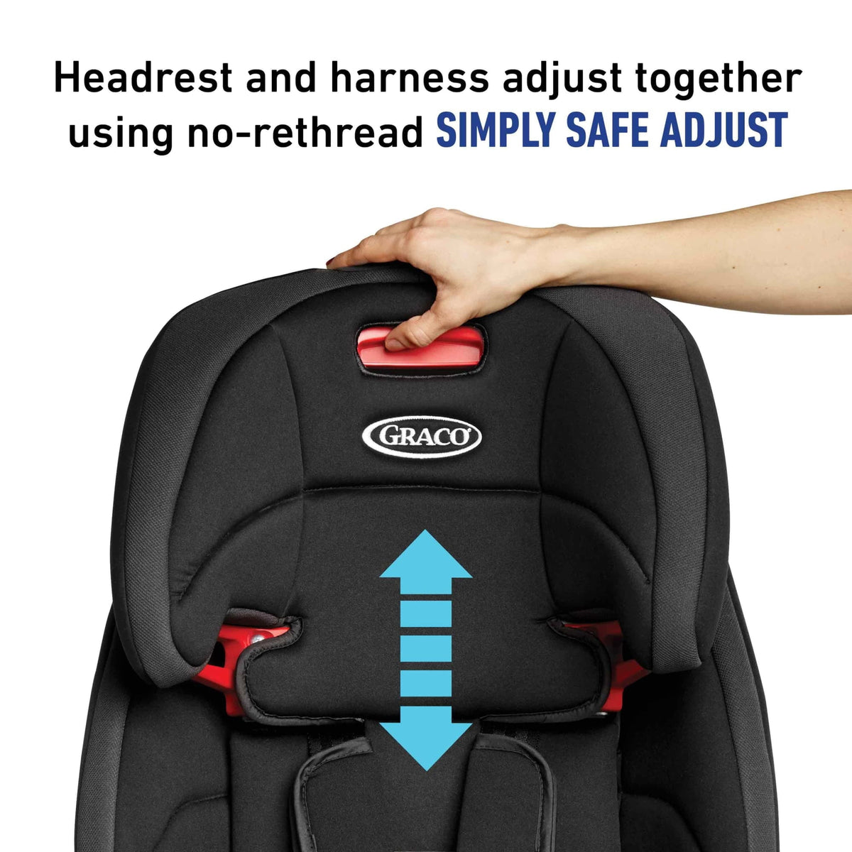 New Graco Tranzitions 3-in-1 Harness Booster Car Seat (Proof Black) - Kidsy