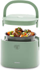 New GreenLife 20oz Electric Lunch Box Food & Soup Warmer (Sage Green) - Kidsy