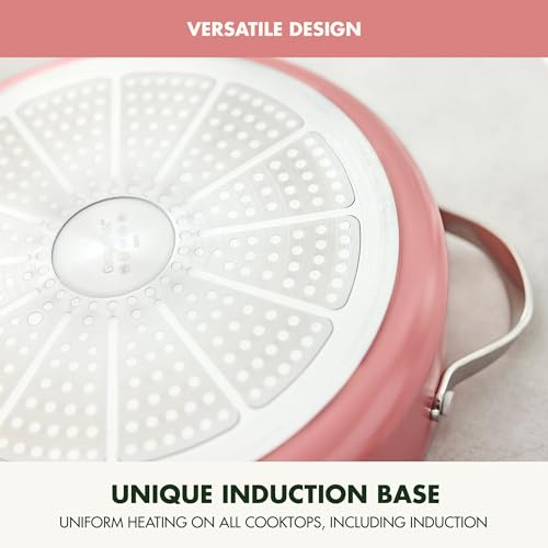 New GreenPan Nova 10 - Piece Cookware Pots & Pans Set (Coral) - Kidsy