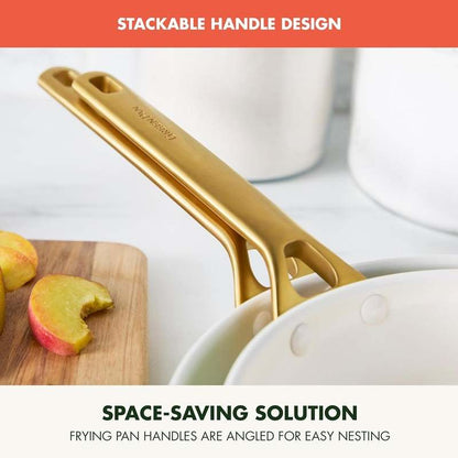 New GreenPan Reserve Pro 10 - Piece Nonstick Cookware Set (Harvest Orange) - Kidsy