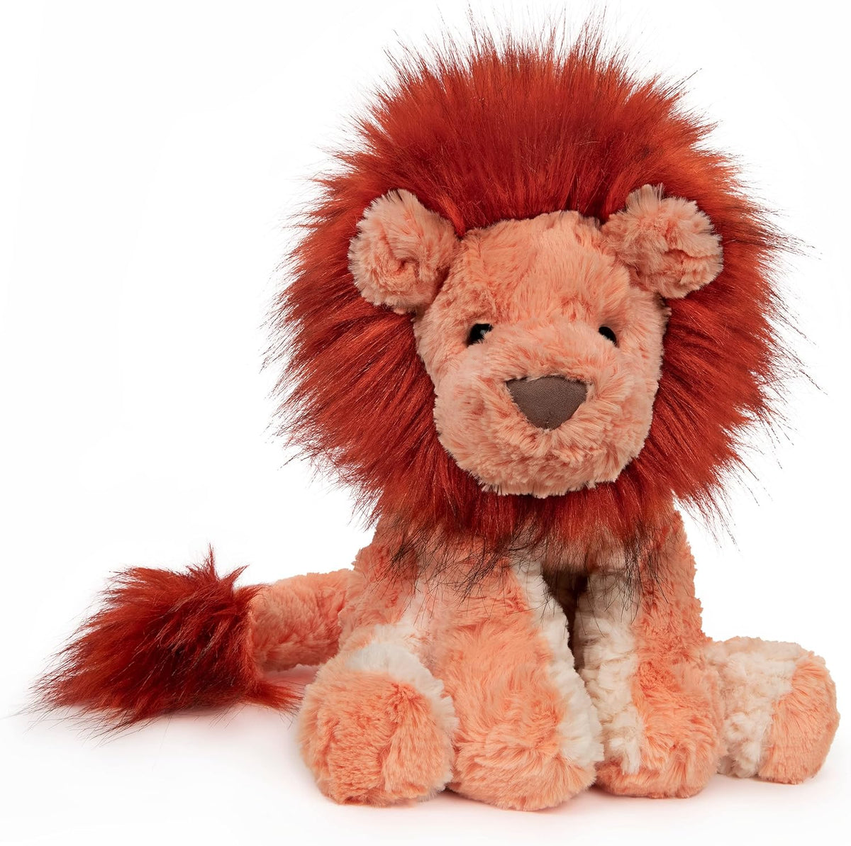 New GUND Cozys Lion Plush Stuffed Animal (Orange/Red)