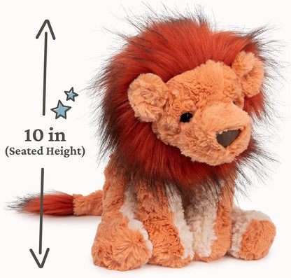 New GUND Cozys Collection Lion Plush Stuffed Animal for Ages 1 and Up (Orange/Red) - Kidsy