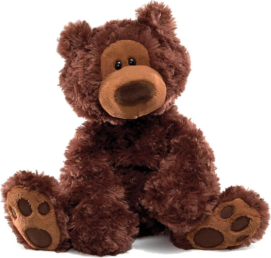New GUND Philbin Classic Teddy Bear 12 Inch Plush (Chocolate Brown) - Kidsy