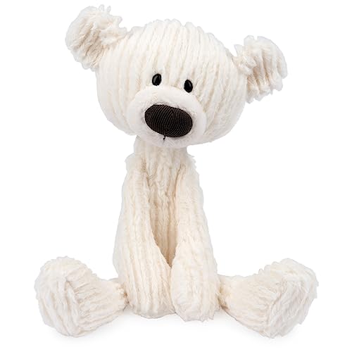 New GUND Toothpick Cable Teddy Bear Stuffed Animal 15 - Inch (Cream/Offwhite) - Kidsy