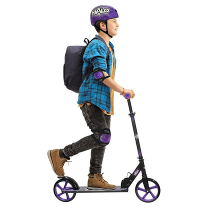 New HALO Rise Above Supreme 8 - Wheel Scooter (Purple) - Kidsy