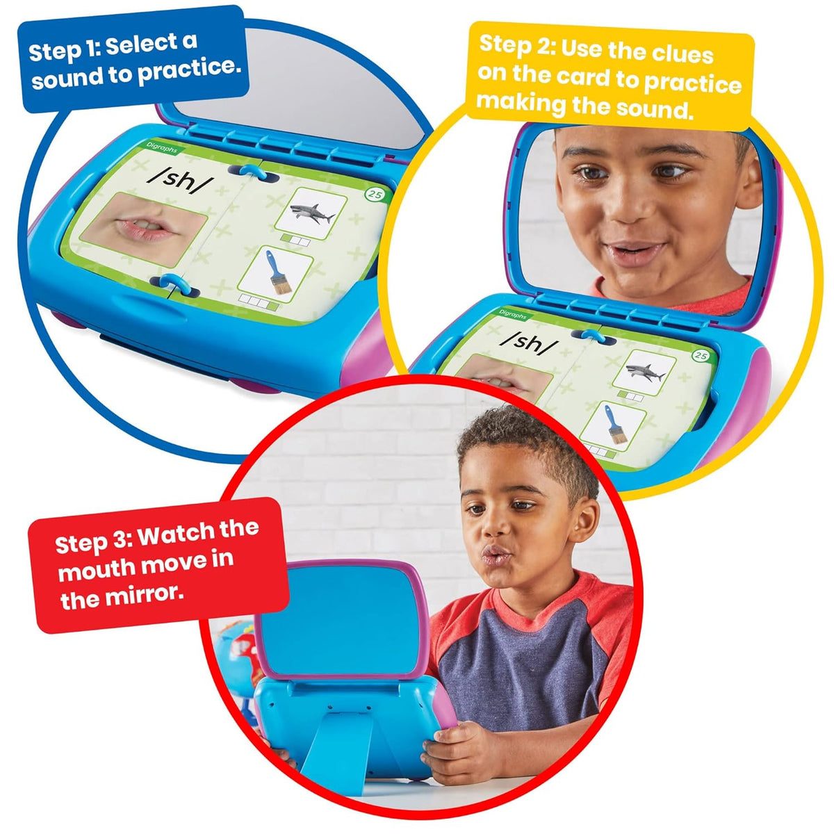 New Hand2mind Mirror My Sounds Phoneme Flash Card Set Learning Activity - Kidsy