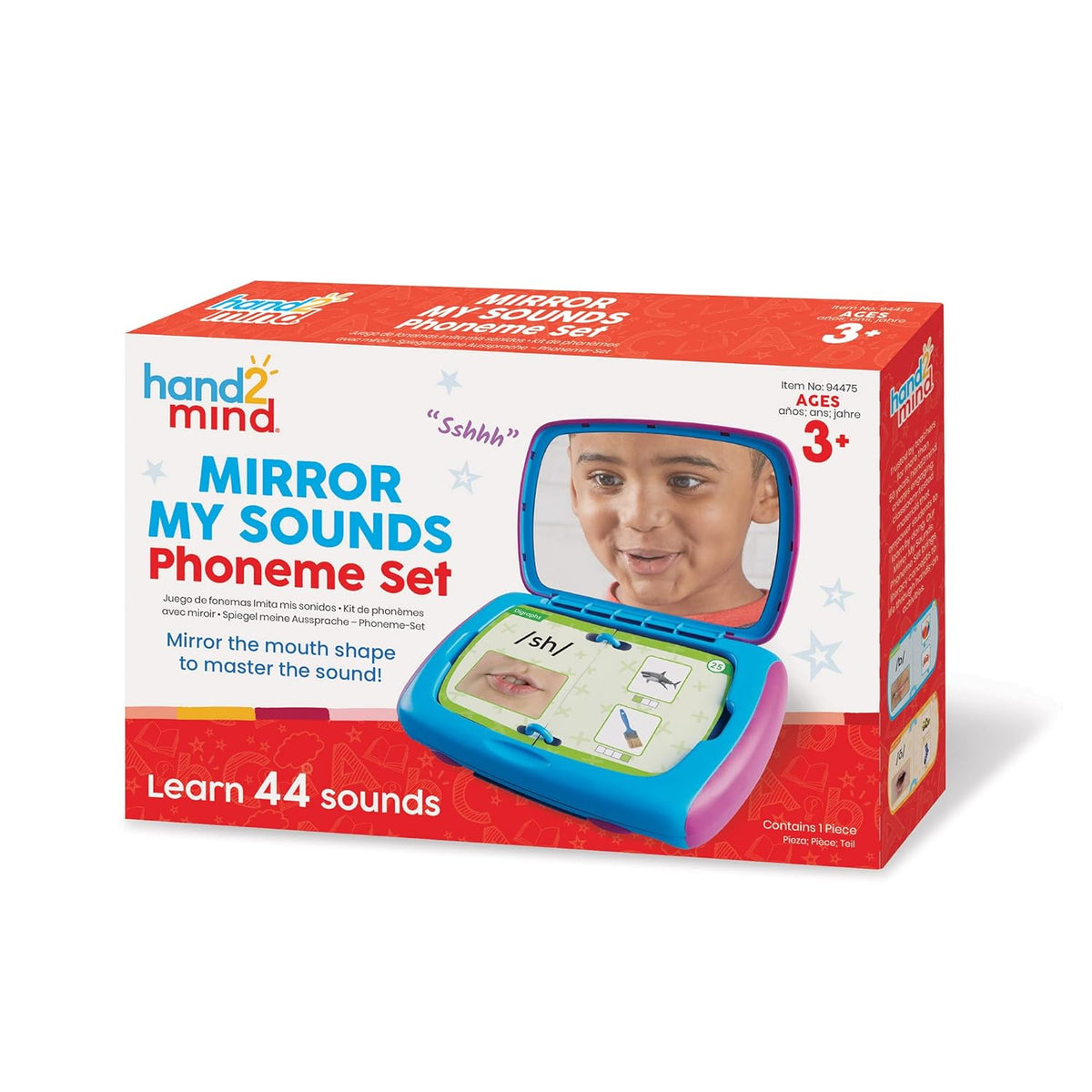 New Hand2mind Mirror My Sounds Phoneme Flash Card Set Learning Activity - Kidsy