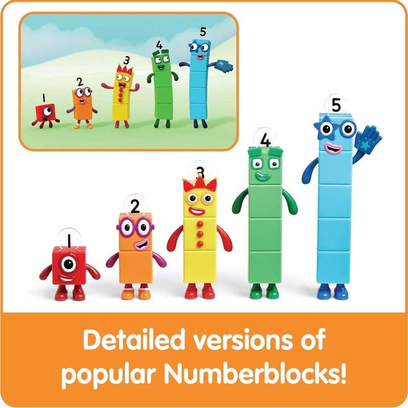 New Hand2mind Numberblocks Friends One to Five Figure Set - Kidsy