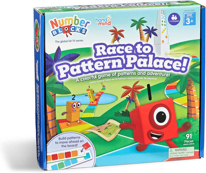 New Hand2mind Numberblocks Race to Pattern Palace! Math Board Game - Kidsy