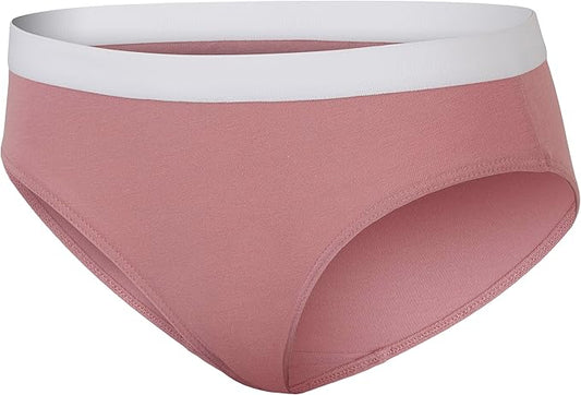 New Hanes Originals Stretch Cotton Hipster Underwear 6 Pack Size 16 (Ivory/Blue/Pink/Tie Dye Print) - Kidsy