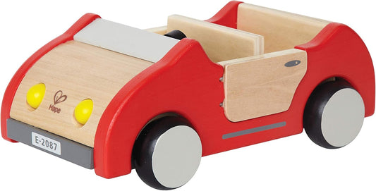 New Hape Wooden Dollhouse Family Car Toy Vehicle (Fits 4 Figures) - Kidsy