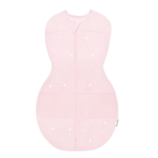 New Happiest Baby Sleepea 5 - Second Baby Swaddle (Rose Stars - Medium) - Kidsy