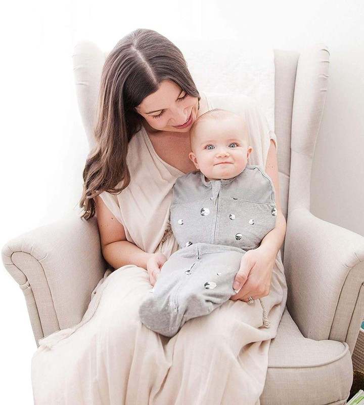 New Happiest Baby Sleepea 5 - Second Swaddle (Graphite Planets - Medium) - Kidsy