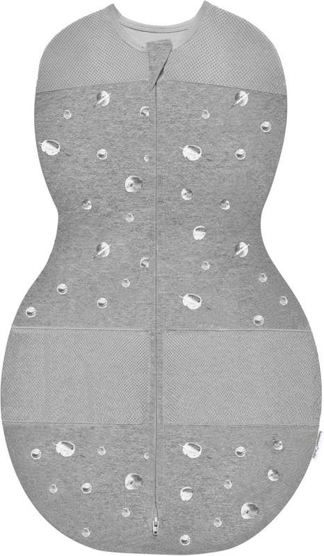 New Happiest Baby Sleepea 5 - Second Swaddle (Graphite Planets - Medium) - Kidsy