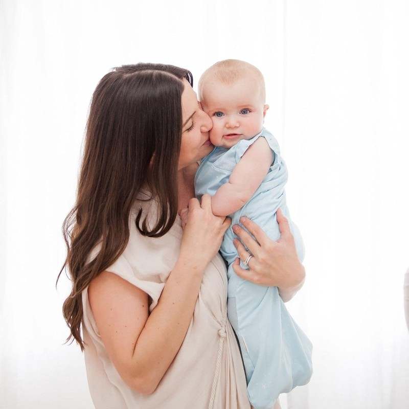 New Happiest Baby Sleepea 5 - Second Swaddle (Teal Stars - Small) - Kidsy