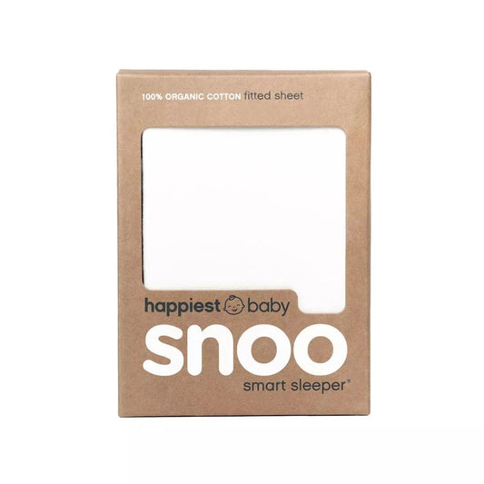 New Happiest Baby SNOO Bassinet Fitted Sheet (White) - Kidsy