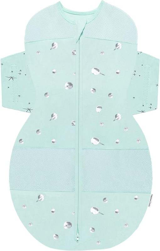 New Happiest Baby SNOO Sleep Sack (Teal Planets - Large) - Kidsy