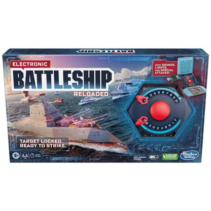 New Hasbro Gaming Battleship Reloaded Electronic Board Game - Kidsy