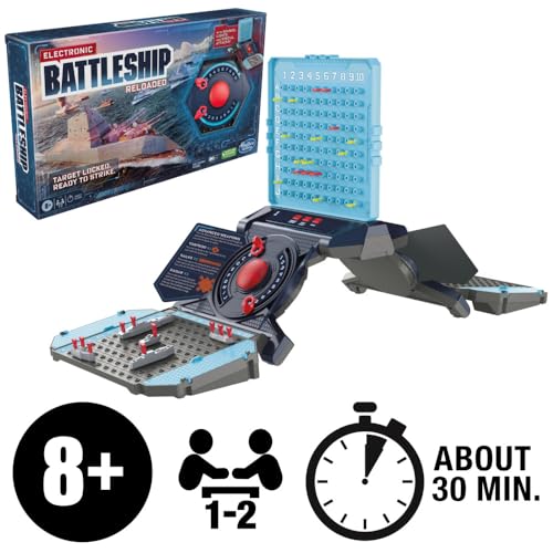 New Hasbro Gaming Battleship Reloaded Electronic Board Game - Kidsy