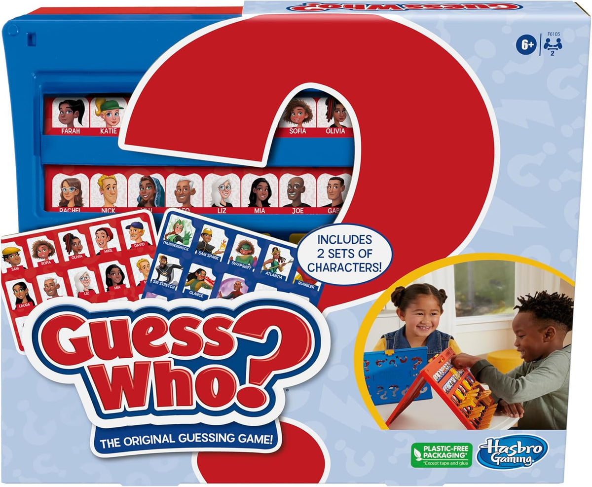 New Hasbro Gaming Guess Who Original Board Game (2 Players) - Kidsy