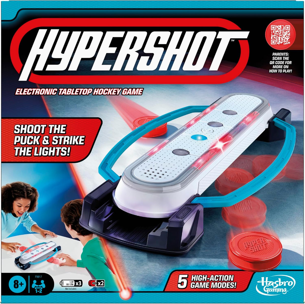 New Hasbro Gaming Hypershot Electronic Tabletop Hockey Game - Kidsy