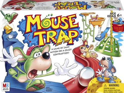 New Hasbro Gaming Mouse Trap Board Game 2 to 4 Players 6 Years and Up - Kidsy