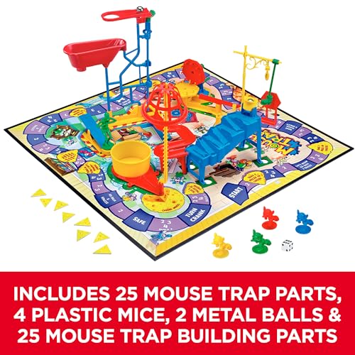 New Hasbro Gaming Mouse Trap Board Game 2 to 4 Players 6 Years and Up - Kidsy