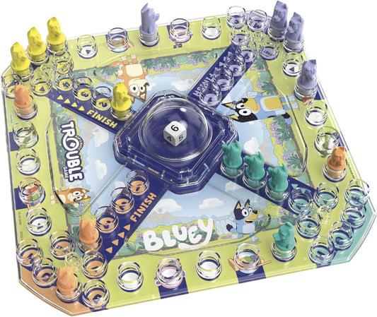 New Hasbro Gaming Trouble Bluey Edition Board Game - Kidsy