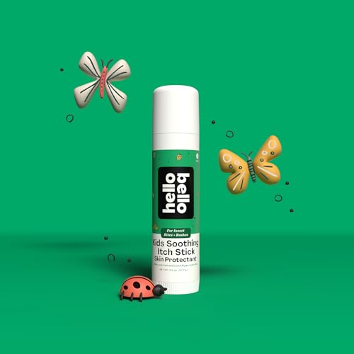 New Hello Bello Kids Soothing Itch Stick (0.5 oz, Skin Protectant with Calendula and Peppermint Oils) - Kidsy