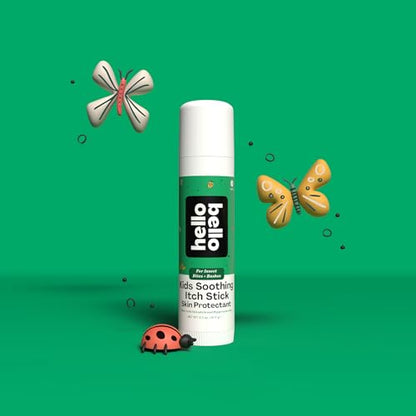 New Hello Bello Kids Soothing Itch Stick (0.5 oz, Skin Protectant with Calendula and Peppermint Oils) - Kidsy