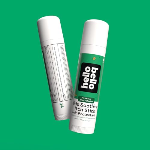 New Hello Bello Kids Soothing Itch Stick (0.5 oz, Skin Protectant with Calendula and Peppermint Oils) - Kidsy