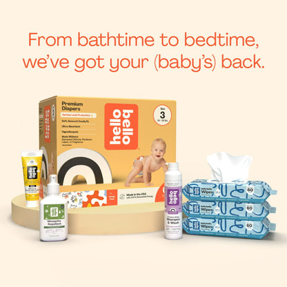New Hello Bello Premium Baby Diapers (Size 2, 74 Count) - Kidsy