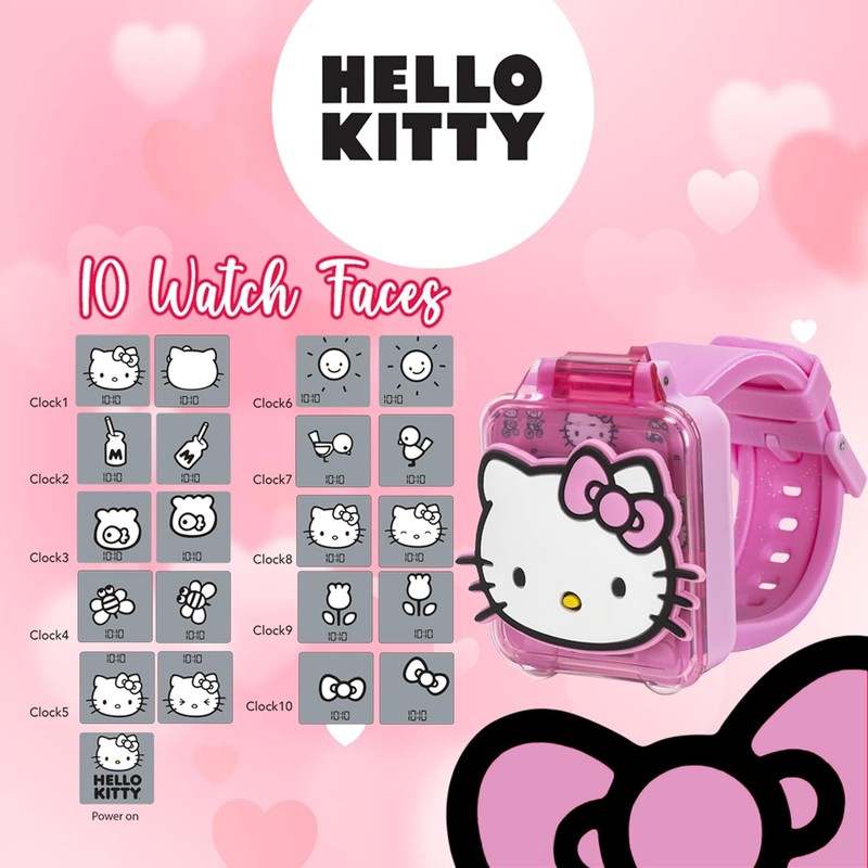 New Hello Kitty Kids Educational Watch with Interactive Learning Games - Kidsy